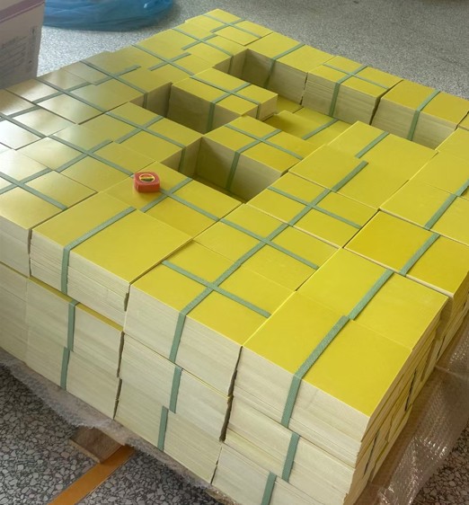 CNC machined yellow insulation parts